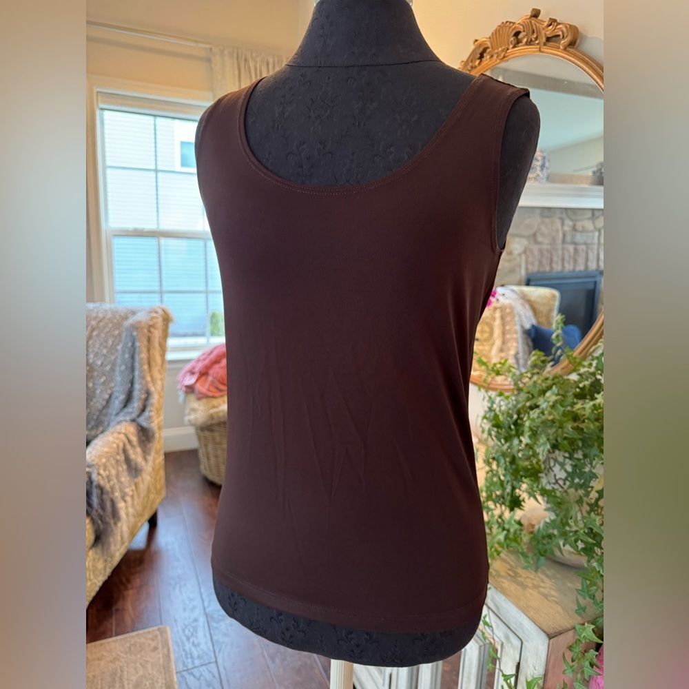 Chicos brown tank, size 0